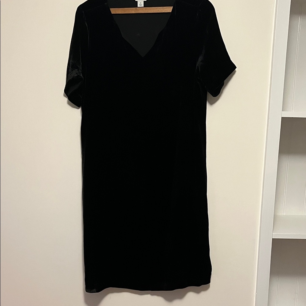 Sundance Black Velvet Mini Dress